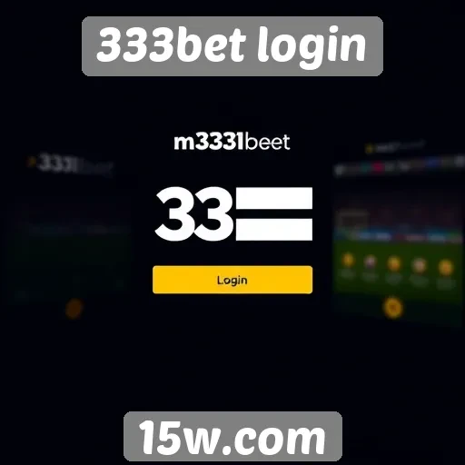 Análise da experiência do usuário no 333bet login